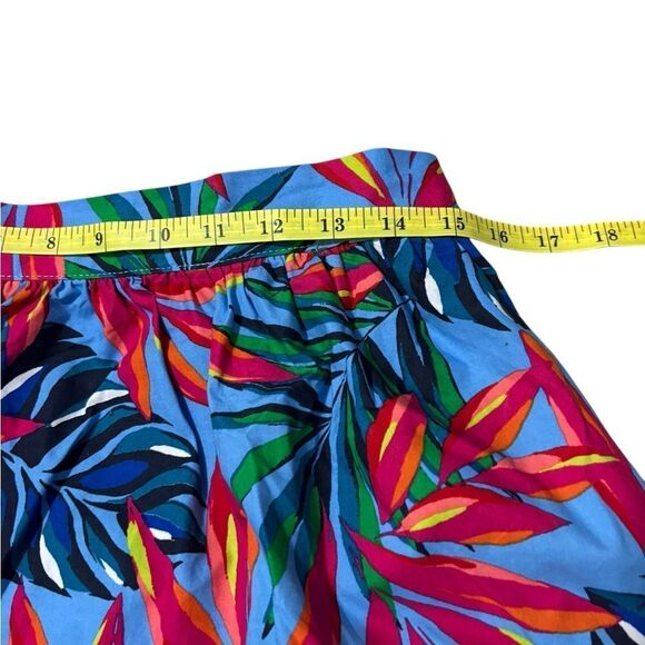 NWT Tabitha Brown x Target Women's Tropical Print Tiered Midi Skirt - Picture 7 of 9